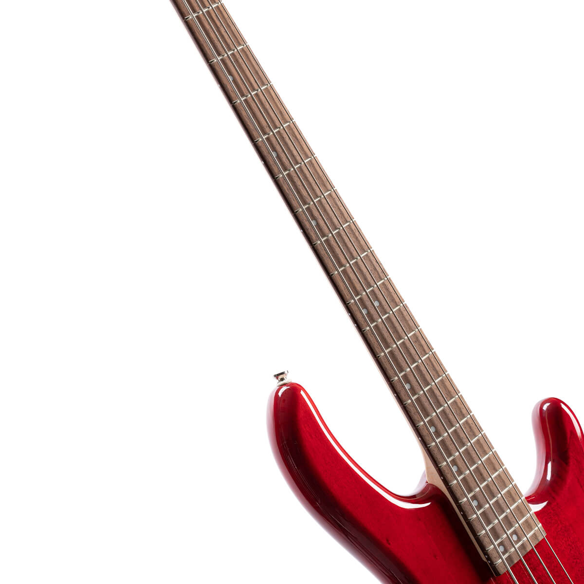 CORT Action Bass Plus 4 String Bass Guitar with Bag - Trans Red