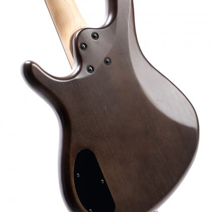 CORT Action PJ Powersound 4 String Bass Guitar with Bag - Open Pore Walnut