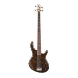 CORT Action PJ Powersound 4 String Bass Guitar with Bag - Open Pore Walnut
