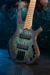 CORT Artisan Space 4 Bass Guitar with Bag - Star Dust Green