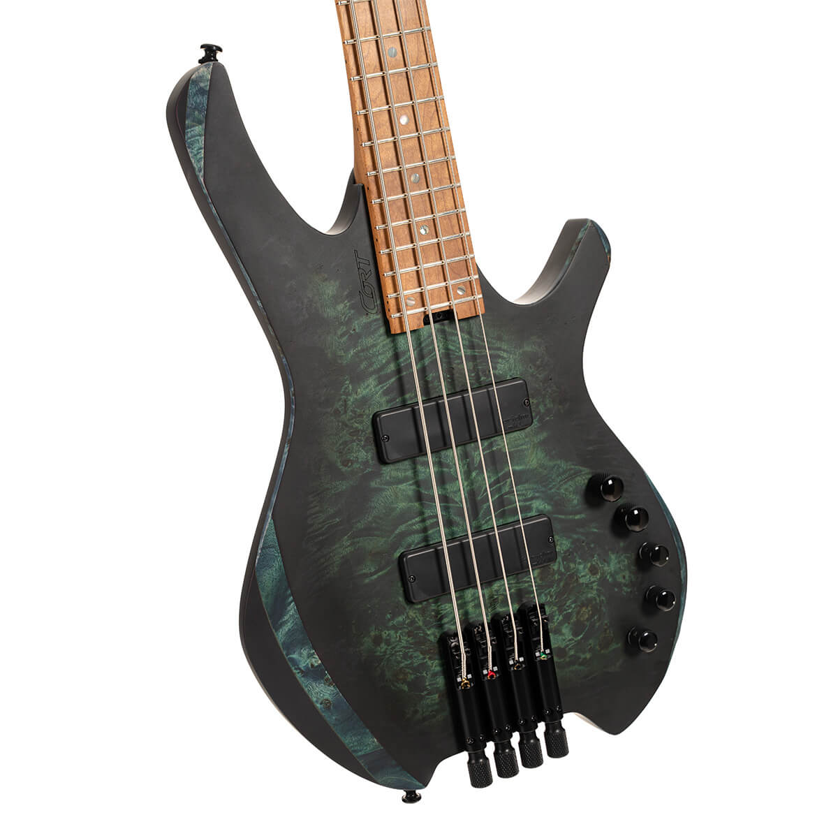 CORT Artisan Space 4 Bass Guitar with Bag - Star Dust Green