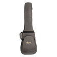 Gray guitar case with 'Cort' logo on a clear background