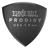 ERNIE BALL 1.5mm Prodigy Guitar Picks - Large Shield Black - 6 Pack