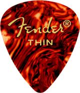 FENDER Classic 351 Shape Celluloid Guitar Picks - Tortoise Shell - 12 Pack