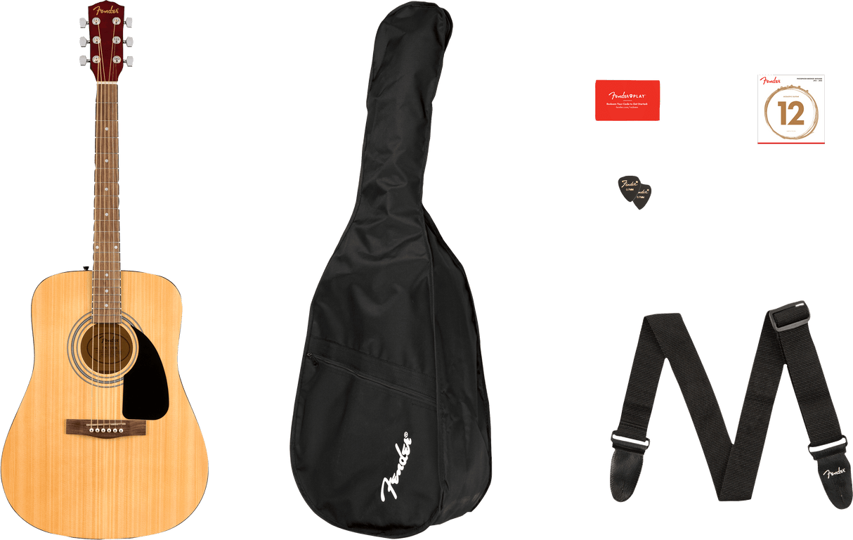 FENDER FA-115 Dreadnought Acoustic Guitar Pack V2