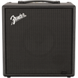 Fender Rumble LT25 Bass Amplifier, a compact black guitar amp with a front-facing speaker grille and the Fender logo at the top.
