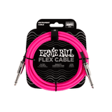 ERNIE BALL Flex Instrument Cable – Straight/Straight – Pink (10ft / 20ft)
