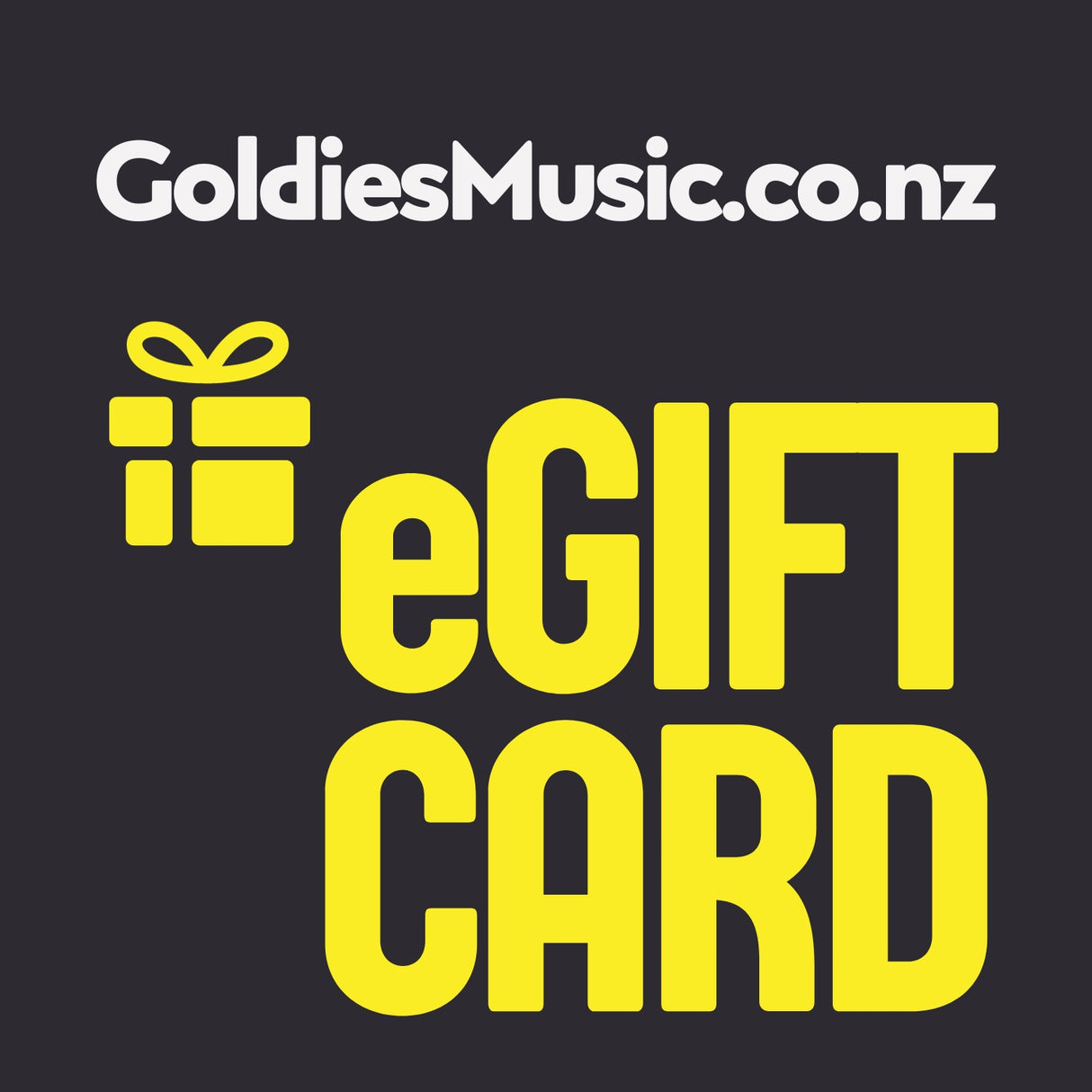 GoldiesMusic.co.nz eGift Card