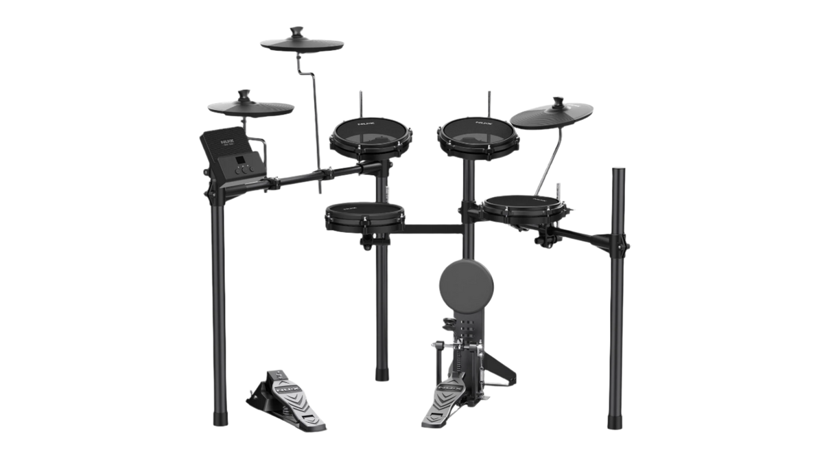 Nux DM-110 Electronic drum set on a clear background