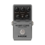 Nux komp core guitar pedal in grey on clear background