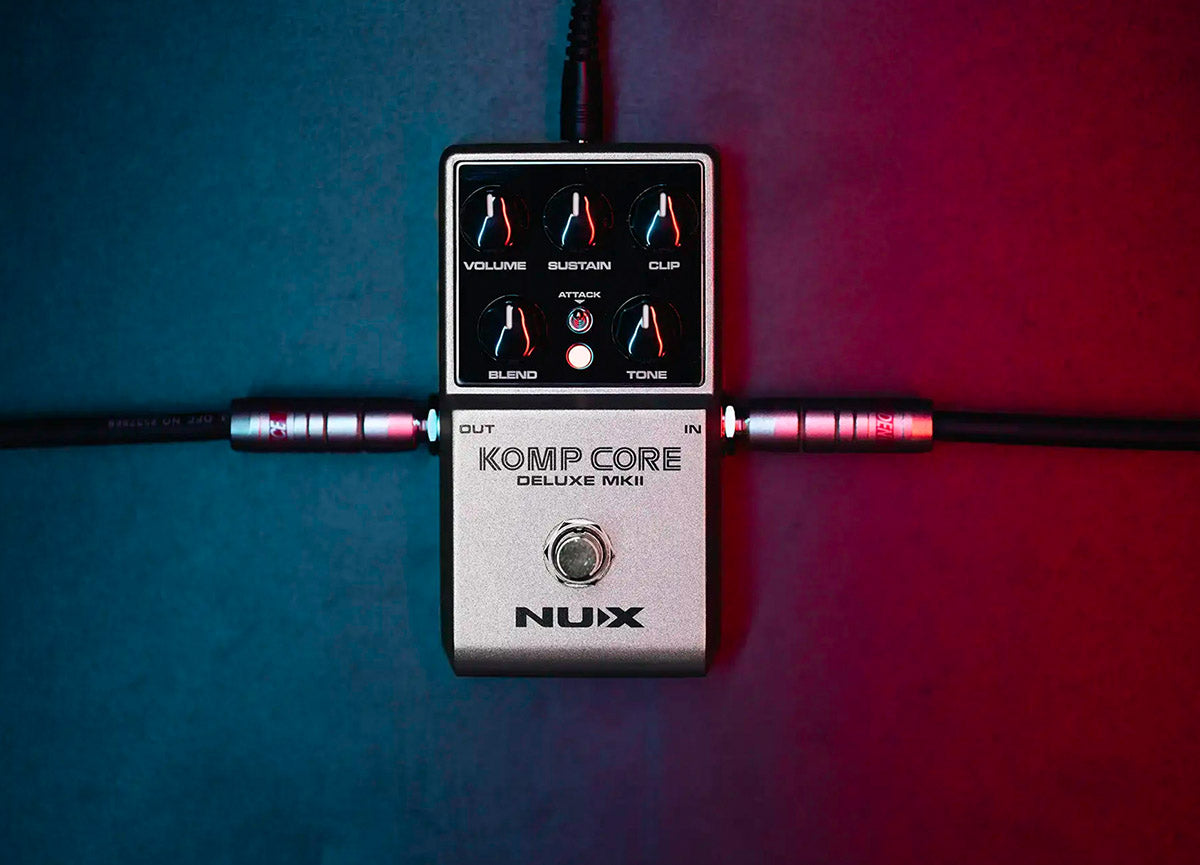 NUX Komp Core Deluxe MKlI - Transparent Compressor Guitar Pedal