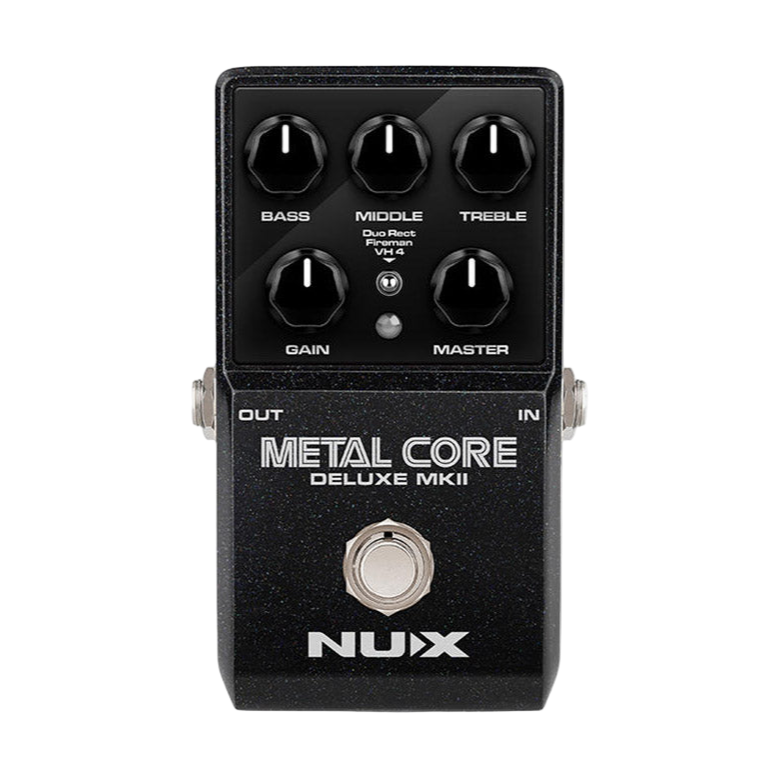Nux Metal Core Deluxe MKII guitar effects pedal on a white background
