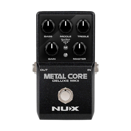Nux Metal Core Deluxe MKII guitar effects pedal on a white background