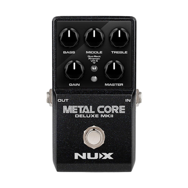 Nux Metal Core Deluxe MKII guitar effects pedal on a white background