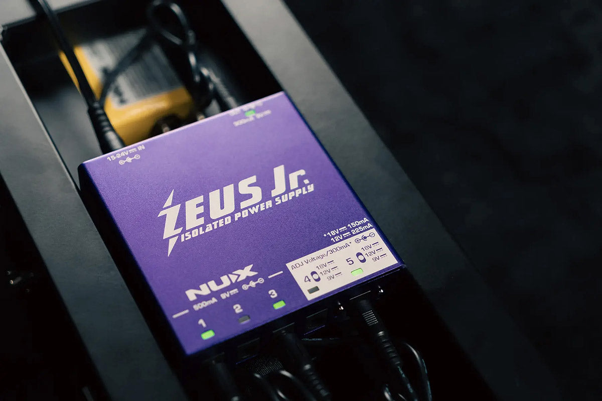 NUX Zeus Jr. All Isolated Power Supply for Guitar Pedals - 6 Output