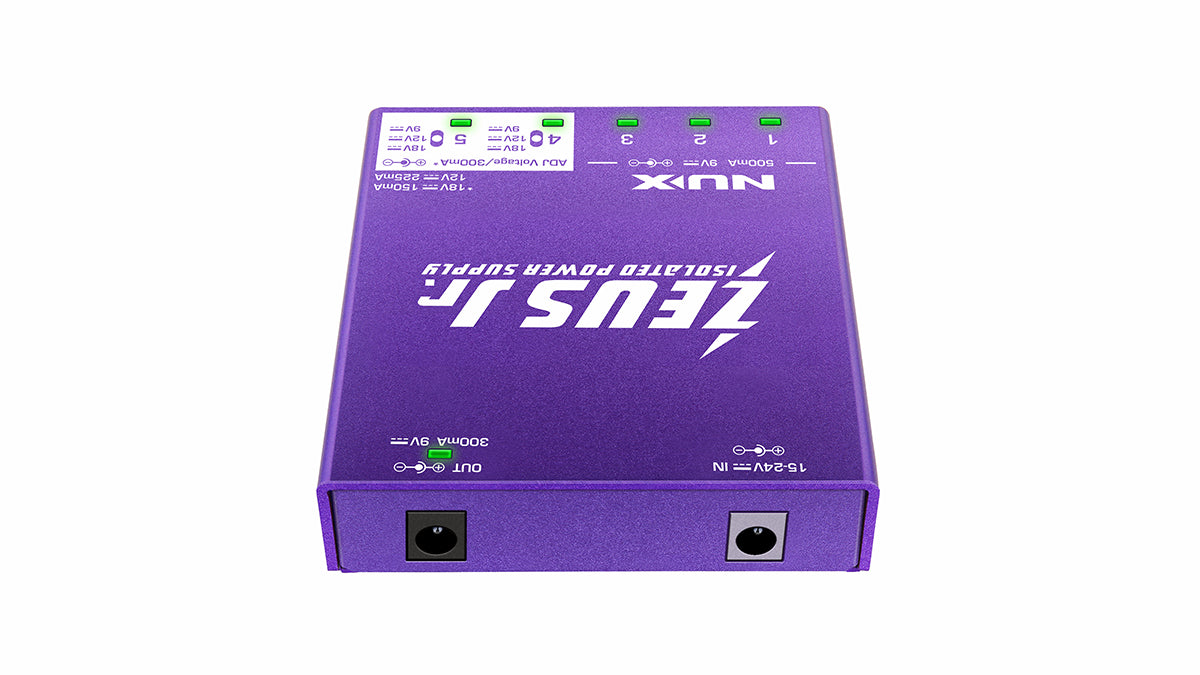 NUX Zeus Jr. All Isolated Power Supply for Guitar Pedals - 6 Output