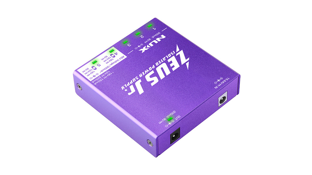 NUX Zeus Jr. All Isolated Power Supply for Guitar Pedals - 6 Output