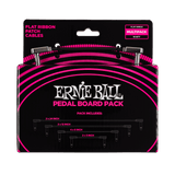 ERNIE BALL Flat Ribbon Patch Cables Pedalboard Multi-Pack