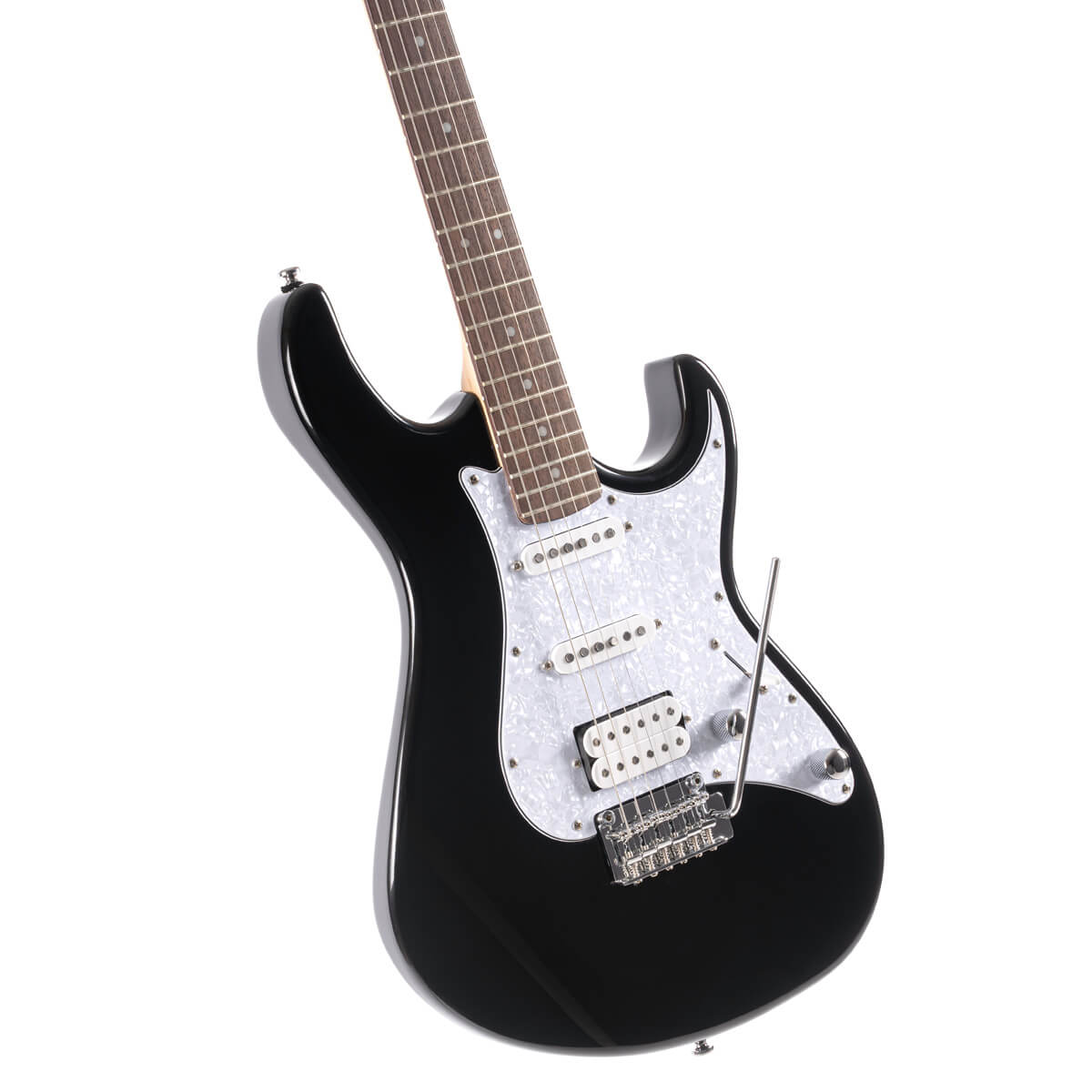 CORT G250 Electric Guitar – Black – HSS with Tremolo and Bag