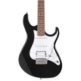 CORT G250 Electric Guitar – Black – HSS with Tremolo and Bag