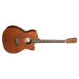 Cort lc60ce mahogany front on view acoustic electric guitar