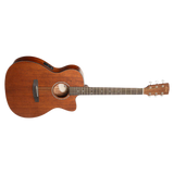 Cort lc60ce mahogany front on view acoustic electric guitar