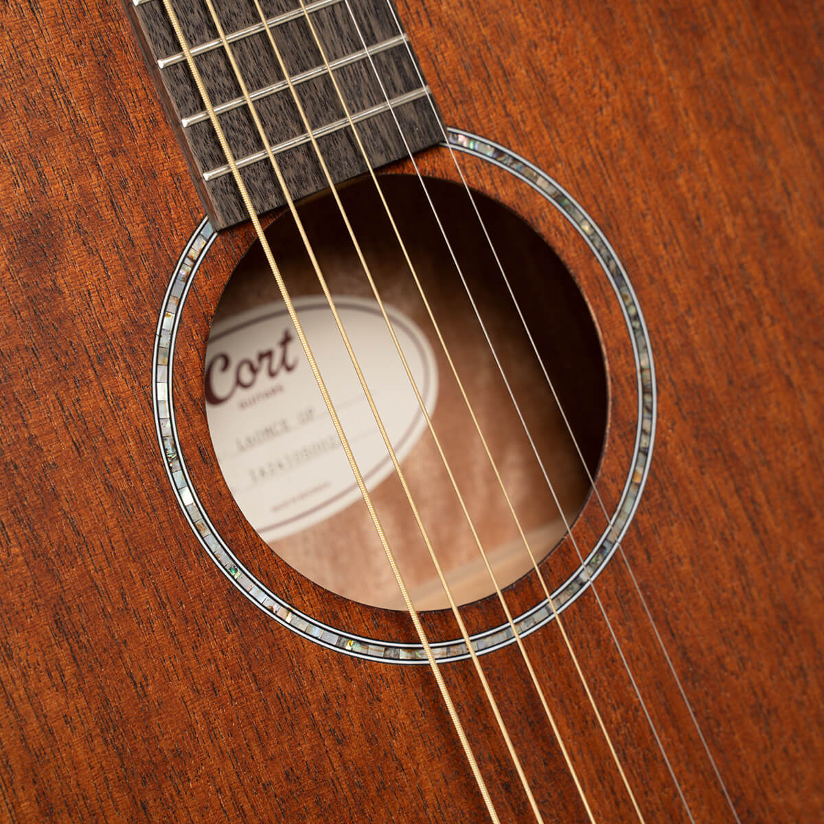 CORT L60MCE Acoustic Electric Guitar – Mahogany with Bag
