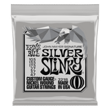 Ernie Ball John Mayer Silver Slinky Signature electric guitar strings single pack