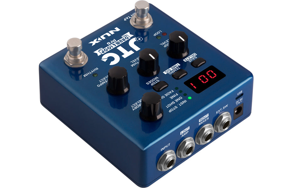 NUX NDL-5 JTC Drum & Loop PRO Looper Pedal with Drums