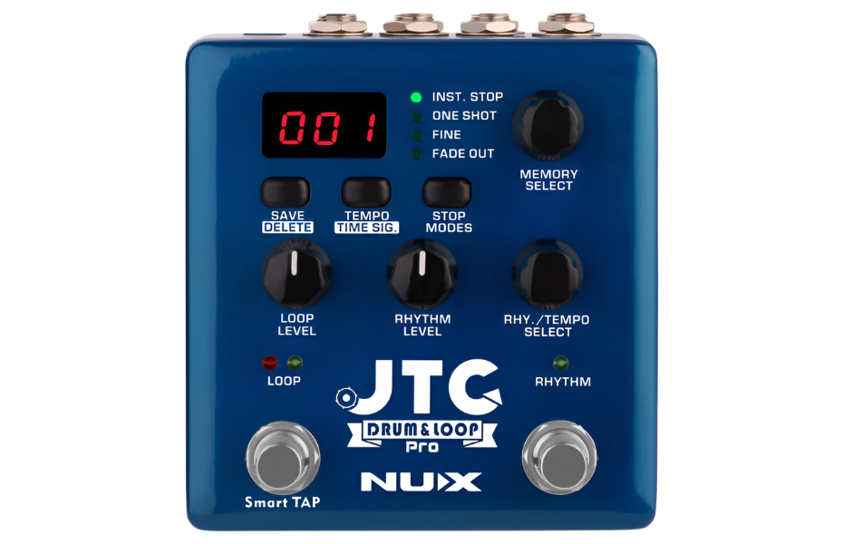 NUX NDL-5 JTC Drum & Loop PRO Looper Pedal with Drums