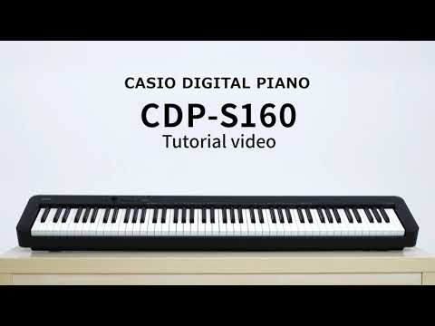 CASIO CDP‑S160 88‑Key Portable Digital Piano with Scaled Hammer‑Action Keyboard