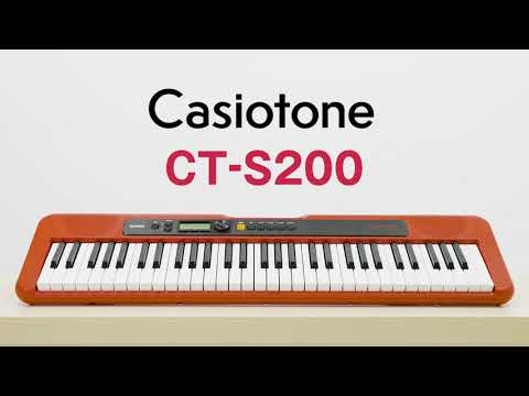 CASIO CT-S200 61-Key Portable Digital Keyboard - Black