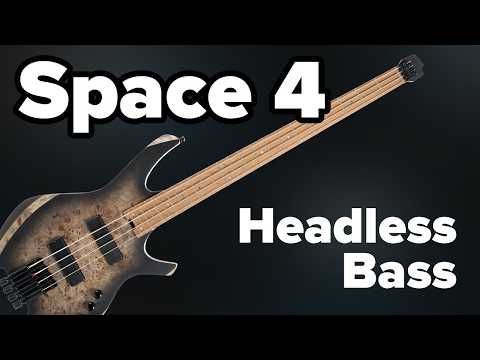 CORT Artisan Space 4 Bass Guitar with Bag - Star Dust Green