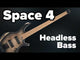 CORT Artisan Space 4 Bass Guitar with Bag - Star Dust Green
