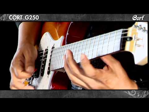 CORT G250 Electric Guitar – Black – HSS with Tremolo and Bag