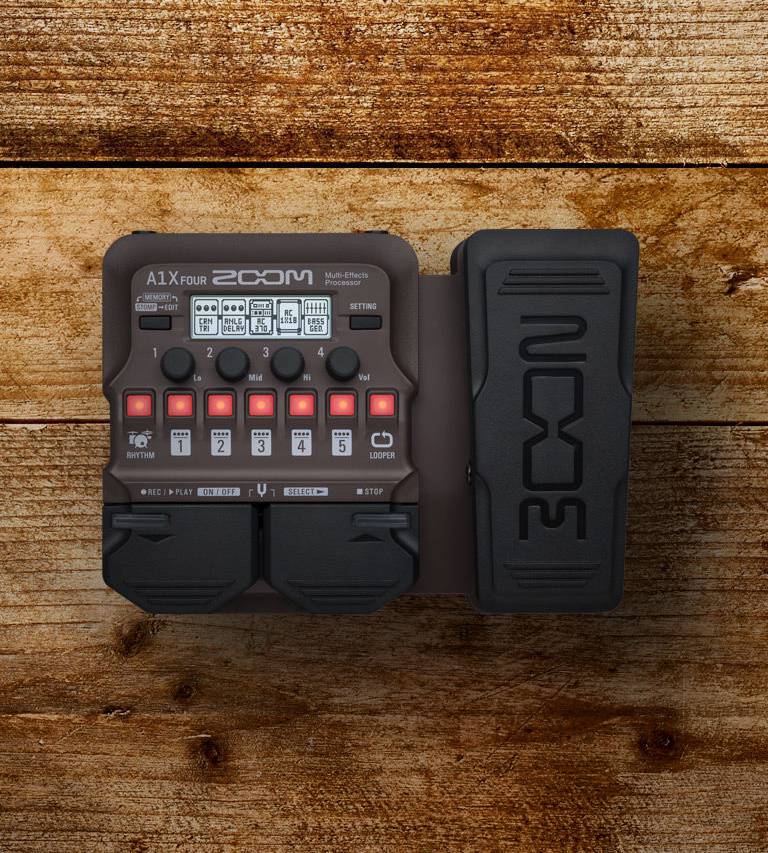 ZOOM A1X FOUR Acoustic Instruments Effects w/Expression Pedal