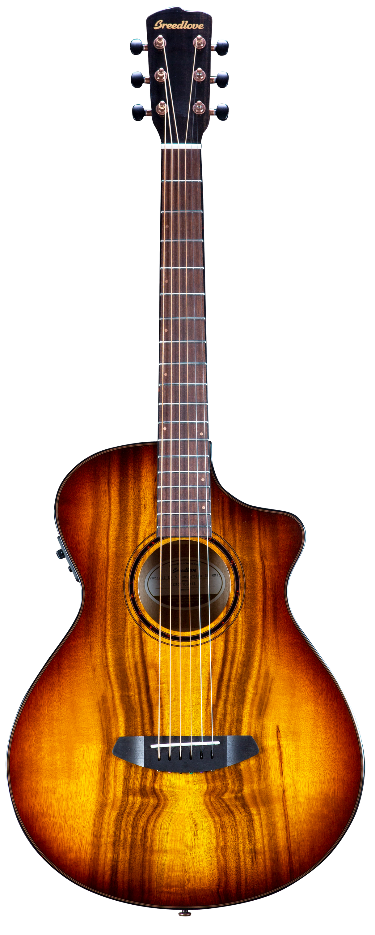 BREEDLOVE Pursuit Exotic S Concerto Myrtlewood Acoustic Guitar