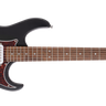 A black Cort G110 electric guitar with a double cutaway body, H-S-S pickup configuration, and a satin neck finish.