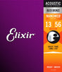 ELIXIR Nanoweb Bronze Acoustic Guitar Strings – Medium 13-56 Gauge (Single Pack) shown in original packaging
