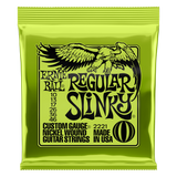 ERNIE BALL Regular Slinky Nickel Wound Electric Guitar Strings 10-46 Gauge