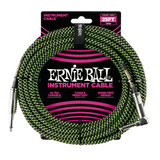 ERNIE BALL Braided Instrument Cable Straight/Angle