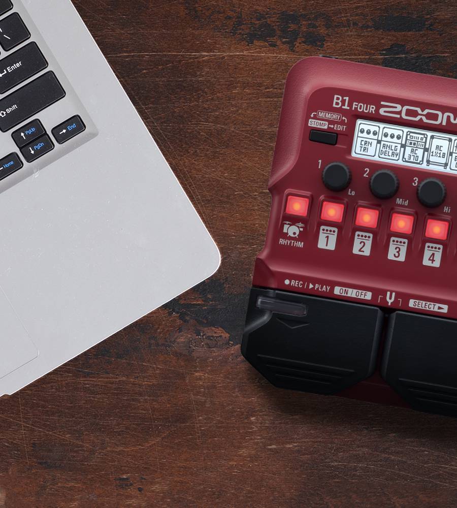 ZOOM B1 FOUR Multi-Effects Pedal