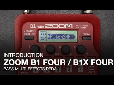 ZOOM B1 FOUR Multi-Effects Pedal